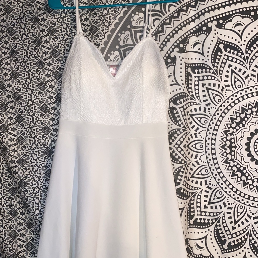 White short dress.